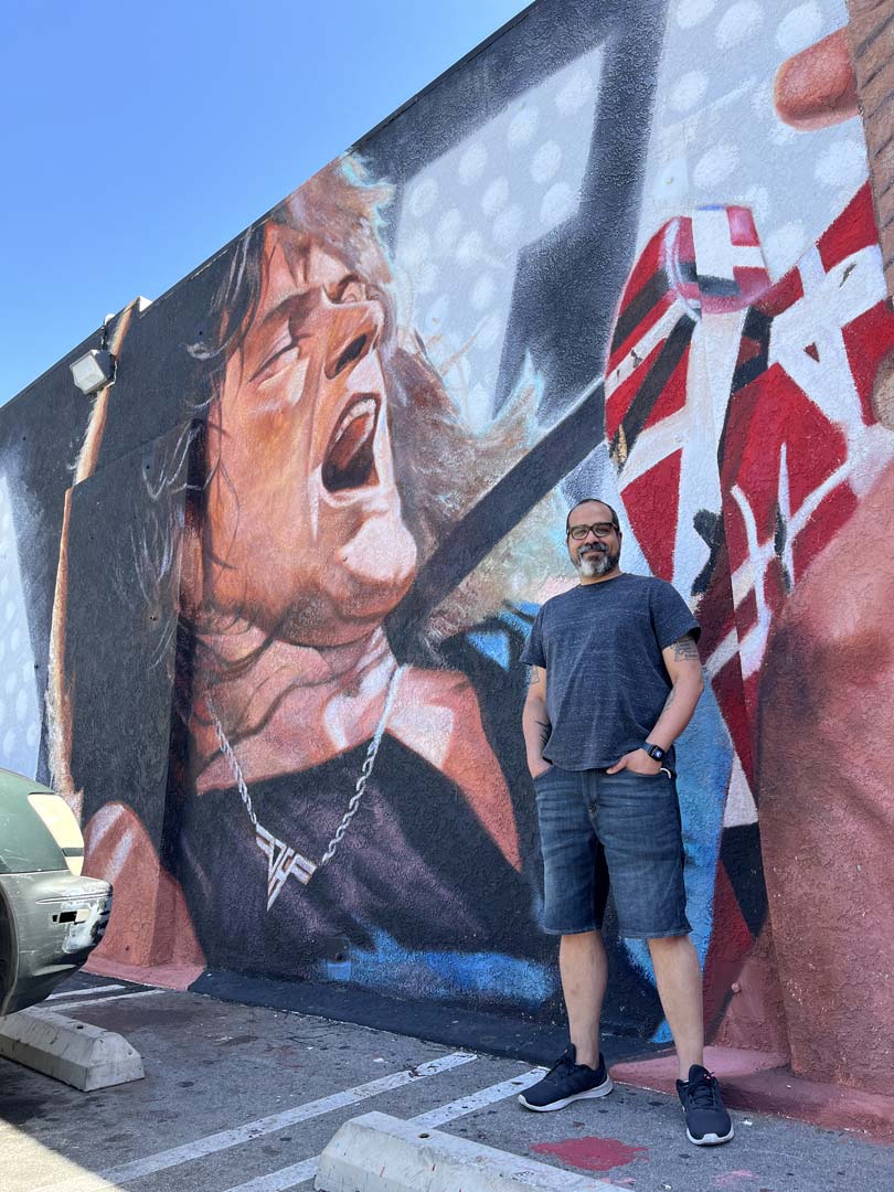 Van Halen mural — Los Angeles